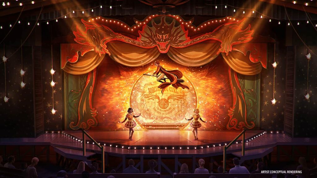 Le Cirque Arcanus será um show ao vivo que trará Scamander em um circo com muitas criaturas mágicas